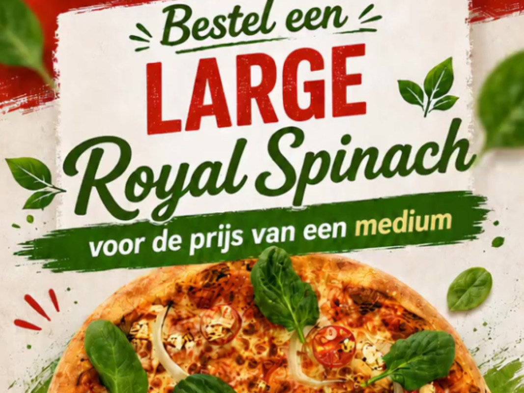 Large Royal Spinach Deal