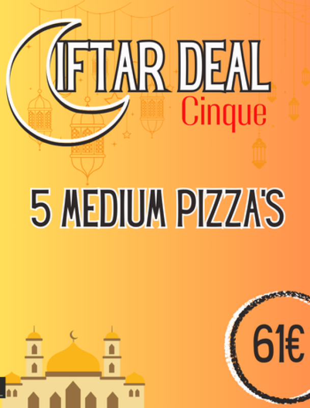 Iftar Deal Cinque
